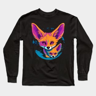 Fennec Fox Fathers Day Long Sleeve T-Shirt